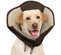 AOFITEE Conos de Perro para Perros Grandes, Cono Suave para Que los Perros dejen de lamer, Collar de Cono Grande Ajustable después de la cirugía, Conos de recuperación Transpirables para Mascotas
