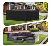 AOFOAE Funda para Muebles De Patio Al Aire Libre 190x135x70cm/LxWxH Funda Resistente a Desgarros para Mueble,Funda Protectora Plegable Impermeable para Muebles De Patio