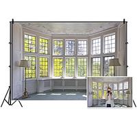 AOFOTO - Papel Pintado de Vinilo con diseño de Ventana para Negocios, Oficina o Ventana, diseño de Ventana Francesa