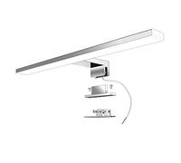 Aogled Lámpara de Espejo Baño 40 cm 10W 820LM 230V Blanco Neutro 4000K, Lámpara de espejo de baño delgada, Abrazadera en el Espejo/Gabinete/Iluminación de Pared 400 mm