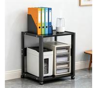 Aogley Mueble Equipo HiFi Estante, Soporte Altavoz con Ruedas giratorias 360°, Estantes For Amplificadores De Parlantes para Consolas de Juegos Entreten(Style 1)