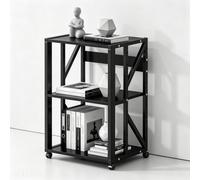 Aogley Mueble HiFi,Soporte Altavoz con Estantes Ajustables, Gabinete De Almacenamiento De Medios Estéreo For TV, Soporte Altavoz para Consola de Juegos, Equipos de grabación(Style 2)