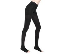 AOGOE Medias de Compresión para Mujeres y Hombres, 23-32 mmHg Clase 2 Mallas de Compresión Punta Abiertas, Calcetines Compresivos Punta Abiertas, para Venas Varicosas, Edema, 2XL
