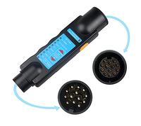 AOHEWEI 13 Pines Luces De Remolque Probador De Enchufe Y Zócalo 12v Herramienta Diagnóstico para Eléctricos Circuitos Cableado Conector Remolcar Coche Caravana