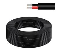 AOHEWEI Cable de 10 metros 18 AWG 2 núcleos, 2 x 0,75 mm² flexible trenzado de cobre estañado cable eléctrico de baja tensión de 5V/12V/24V/300V para tiras de LED, automoción, exteriores y bricolaje