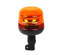 AOHEWEI Luz de Advertencia LED Ámbar, 8 Patrones de Parpadeo y 2 Patrones de Rotación 12/24V Lámpara Estroboscópica de 42 LED para Maquinaria Agrícola, Vehículos Comerciales, Autobuses Escolares