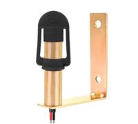 AOHEWEI Soporte de montaje de baliza, soporte de metal flexible para poste DIN con cable y tapa protectora para carretilla elevadora, tractor, luz de advertencia giratoria intermitente