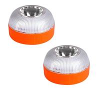 AOHEWEI V16 Luz de Emergencia con Base Magnética para Techo de Coche, Luz LED Intermitente de 360°, Resistente al Agua IP54 Sustituta del Triángulo de Emergencia para Coches, Autocaravanas y Camiones