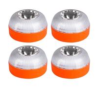 AOHEWEI V16 Luz de Emergencia con Base Magnética para Techo de Coche, Luz LED Intermitente de 360°, Resistente al Agua IP54 Sustituta del Triángulo de Emergencia para Coches, Autocaravanas y Camiones