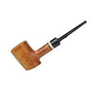 AOHMG Pipa de Tabaco para Fumar Madera, 6.5'' Hecho a Mano 9mm Filtros Pipa de Tabaco con x rascador de Pipa 3 en 1 y limpiadores de Pipa, Regalo para Hombres Marido Papá,Smoking Pipe B