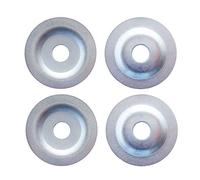 AOHOCA Arandela de acero para amoladora de banco, antideslizante, prevención de óxido, 4 piezas, 1.7 pulgadas de diámetro exterior x 2/5 pulgadas de diámetro interior (43 mm x 10 mm), para molienda