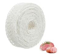 Aohyue Malla Elástica para Carne, Malla para Asar 5.5 m, Red Alimentaria para Jamón y Embutidos, para Cocinar y Asar Carne, Malla Protectora para Horno, para Pollo y Cerdo