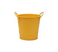 AOICXB Cubo de acero inoxidable, mini contenedor almacenamiento, basura escritorio, hielo (rojo)(Yellow)