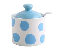 AOICXB Dispensador de azucarero, tarro condimentos, especias for contenedor azúcar, 250ml(Blue 2)