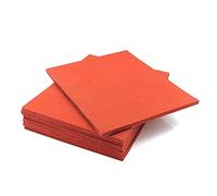 AOICXB Lámina de Esponja de Espuma de Silicona roja, Alfombrilla de prensado de Silicona Supersuave for laminadora, Almohadilla de Espuma Resistente a Altas temperaturas, 1 Unidad