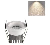 AOICXB Luces de techo empotradas, foco empotrable for vitrinas de vinos, iluminación decorativa, foco LED pequeño, redondo, blanco, 35-40 mm