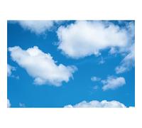 Aoihrraan 1,5x1m Azul Cielo Blanco Nubes Fondo Naturaleza Paisaje Fotografía Fondo Bebé Ducha Decoración Niños Cumpleaños Fiesta Mesa Pancarta Niños Adultos Retrato Papel Tapiz Foto Accesorios