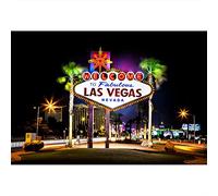 Aoihrraan 1,5x1m Bienvenido A Las Vegas Ciudad Nocturna Telón De Fondo Noche Cartelera Americana Famoso Ciudad Escenario Fondo Fotografía Casino Noche Tema Cumpleaños Fiesta Hombres Retrato Foto
