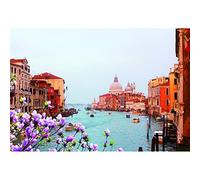 Aoihrraan 1,5x1m Italia Ciudad Telón De Fondo Venecia Cultura Histórica Paisaje Agua Italiana Ciudad Flores Canal Góndolas Río Fondo Fotografía Boda Amante Fiesta Adultos Retrato Estudio Fotos