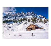 Aoihrraan 1,5x1m Nieve Montaña Paisaje Fotografía Fondo Bosque Madera Casa Iceberg Azul Cielo Invierno Naturaleza Paisaje Fondo Navidad Nuevo Año Familia Al Aire Libre Fiesta Retrato Foto Prop