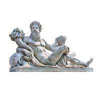 Aoihrraan 2,2x1,5m Estatua de Zeus Telón de Fondo Mitología Griega Antigua Dios Escultura Grecia Patrimonio Cultural Histórico Fotografía Fondo Niños Adultos Viajes Retrato Artístico Foto Prop