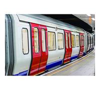 Aoihrraan 2,2x1,5m Metro Telón de Fondo Compartimiento de Tren Subterráneo Plataforma Área de Espera Fotografía Fondo Tour al Aire Libre Decoración Banner Niños Adultos Viajes Arte Retrato Foto Prop