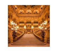 Aoihrraan 2,5x2,5m Lujo Palacio Fondo Resplandeciente Castillo Brillante Luces Boda Escaleras Vintage Edificio Fotografía Fondo Nupcial Ducha Fiesta Boda Ceremonia Retrato Foto Estudio Accesorios