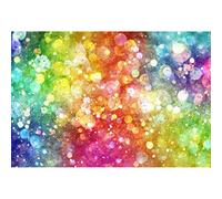 Aoihrraan 3,5x2,5m Bokeh Halos Fondo Colorido Brillo Brillo Lentejuela Escena Fotografía Fondo Año Nuevo Famliy Fiesta Decoración Boda Sesión Niños Adultos Retrato Personal Estudio Fotográfico Prop