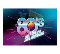 Aoihrraan 3x2,5m Años 80 Fondo yo Amar Él años Ochenta Neón Futurista Ciencia ficción Espacio Atrás para 1980 Fiesta Retro Estilo Fotografía Fondo Hip Hop Temático Discoteca Baile Foto Atrezzo