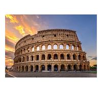 Aoihrraan 3x2,5m Antigua Roma Coliseo Fondo Italia Romano histórico civilización Edificio anochecer Cielo fotografía Fondo Boda Brotes Niños Adultos Al Aire Libre Viajes Retrato Foto Atrezzo