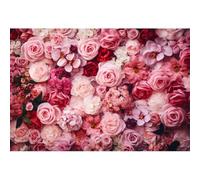 Aoihrraan 3x2m Fondo Floral Rosa Muro Rosas Rojo Fondo Fotográfico Bebé Ducha Pareja Fiesta Cumpleaños Fiesta Bodas Aniversario De San Valentín Decoración De Accesorios De Estudio Fotográfico
