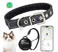 Aoikoy Collar GPS Gatos, Resistente al Agua IP67, Sin Cuota de Suscripción, Tamaño Ajustable para Gatos de Todos los Tamaños, Solo Compatible con iOS