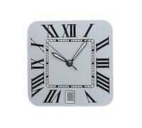 AOIMBNQC 1/3 Piezas NH35 Reloj de Esfera Cuadrada con números Romanos for Hombre, Ajuste N H35, Fecha a Las 6 en Punto, Accesorios Movimiento(1)
