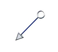 AOIMBNQC 1 Aguja de Reloj 12,5 mm, luminiscente, GMT, for Movimiento NH34. Pieza Repuesto(3Blue Silver)