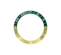 AOIMBNQC 1 Anillo insertable de Bisel Curvo Aluminio 38 mm × 30,7 Compatible con Cajas SRPD GMT Sub SKX007 SKX009 y Movimientos NH35 NH36 for Relojes Caballero. Pieza Repuesto(NO.09)