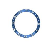 AOIMBNQC 1 Anillo insertable de Bisel Curvo Aluminio 38 mm × 30,7 Compatible con Cajas SRPD GMT Sub SKX007 SKX009 y Movimientos NH35 NH36 for Relojes Caballero. Pieza Repuesto(NO.14)