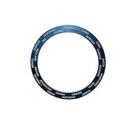 AOIMBNQC 1 Anillo insertable de Bisel Curvo Aluminio 38 mm Compatible con Caja Reloj Sub SRPD GMT SKX007 SKX009, Movimiento NH35 NH36, Pieza for Hombre(NO.09)