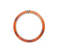 AOIMBNQC 1 Anillo insertable de Bisel Curvo Aluminio 38 mm for Caja Reloj GMT SRPD SKX007 SKX009 Sub con Movimiento NH35 NH36. Piezas for Relojes Caballero(NO.11)