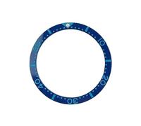AOIMBNQC 1 Bisel de Reloj Sub 38 mm con Escala numérica Azul, Anillo Plano cerámica, diámetro Interior 31,5 Accesorios(Full Scale Dot Blue)