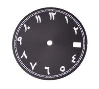 AOIMBNQC 1 Esfera de Reloj 29 mm con números arábigos Luminosos Verdes, Compatible Movimientos NH35 y NH35A(A)
