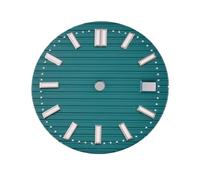 AOIMBNQC 1 Esfera estéril Luminosa Verde de 29,8 mm for Nautilus, Compatible con Movimientos automáticos NH35 y NH35A(E/8x5/8x32)