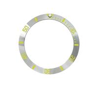 AOIMBNQC 1 Inserto de Bisel cerámica Curvado 38 mm x 30,6 Compatible con Caja Reloj SKX007 SKX009 GMT Sub y Anillo Movimiento NH35 NH36(A4)