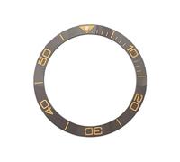 AOIMBNQC 1 Inserto de Bisel cerámica Curvado 38 mm x 30,6 Compatible con SKX007, SKX009, SRPD, GMT, Sub y Seamaster 300. Piezas for Caja Reloj(03)