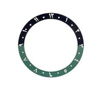 AOIMBNQC 1 Inserto de Bisel cerámico árabe 38 x 30,6 mm Compatible con Caja Reloj SKX007 SRPD NH35 NH36. Piezas Repuesto for reparación Anillos Relojes(12 Bezel Insert)