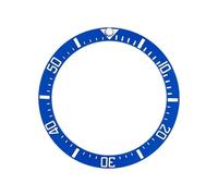 AOIMBNQC 1 Inserto de Bisel cerámico Curvo 38 x 30,6 mm Compatible con Caja Reloj SKX007 Sub SRPD NH35 NH36. Piezas Repuesto for reparación Anillos Relojes(03 Bezel Insert)