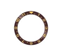 AOIMBNQC 1 Inserto de Bisel cerámico Curvo GMT 38 mm (1-12) Compatible con Caja Sub SKX007, NH35 y NH36. Piezas Anillo x 30,6(16)