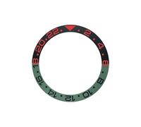 AOIMBNQC 1 Inserto de Bisel cerámico Inclinado GMT 38 mm for Reloj, Compatible con Caja 40, SKX007 SRPD, Anillo Movimiento Abalone Tuna NH35(13)