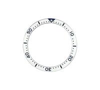 AOIMBNQC 1 Inserto de Bisel Plano Aluminio 38 mm x 31,5 Compatible con Cajas Reloj SKX007, SKX009, SRPD, GMT y Sub, Movimientos NH35 NH36. Piezas Repuesto for el Cambio(05)