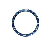 AOIMBNQC 1 Inserto de Bisel Plano Aluminio 38 mm x 31,5 for Caja Reloj SKX007 SKX009 SRPD, Movimiento NH35 NH36, Pieza for Hombre(06)