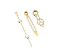 AOIMBNQC 1 Juego de Agujas NH35 GMT C3 Verdes Luminosas Plateadas y Oro Rosa 3, compatibles con Relojes Movimiento automático. Accesorios for(03)